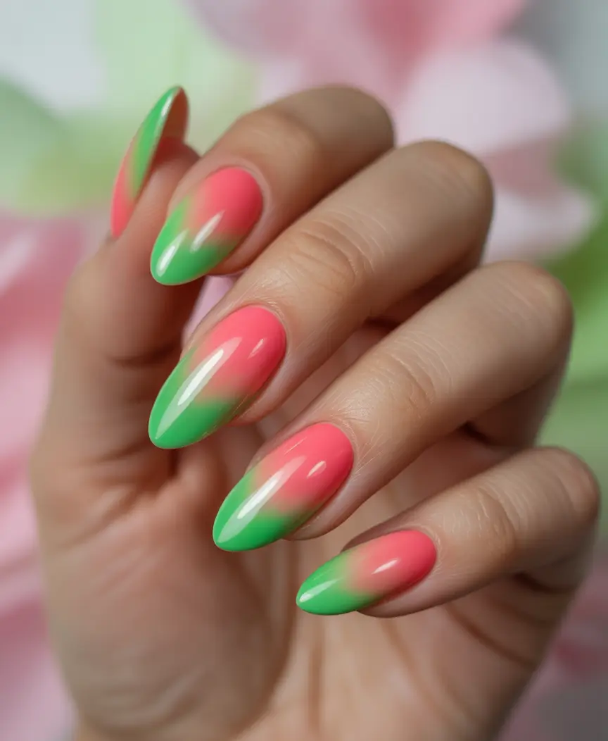 Juicy Watermelon Nails to Try in 2025 Watermelon Sorbet Ombré