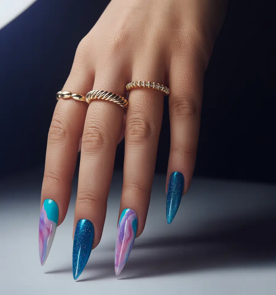 June 2025 Nail Colors Everyone’s Wearing - Mermaid’s Dream