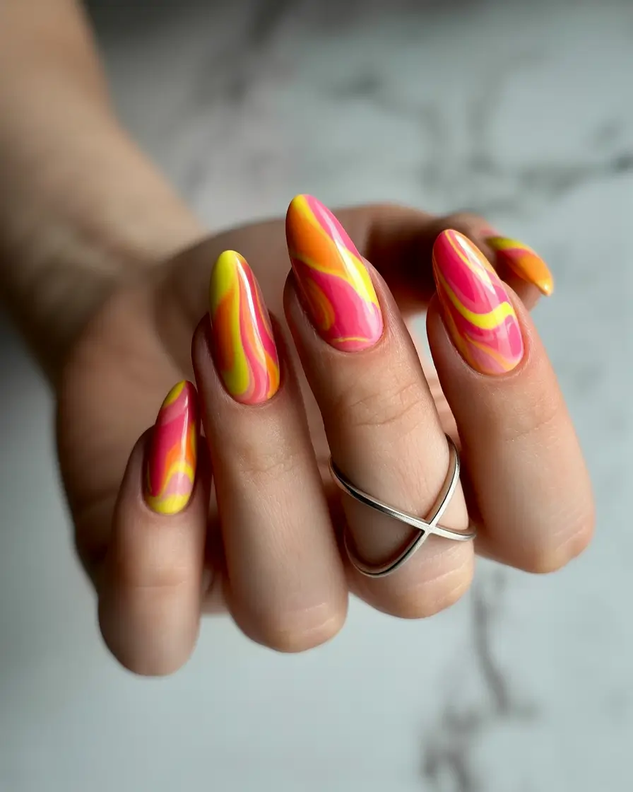 Long Summer Nail Inspo You’ll Love 2025 Swirl Queen Energy