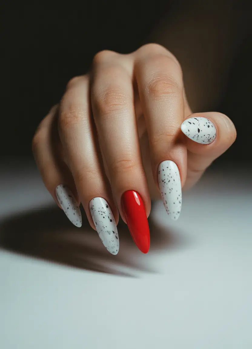 Long Summer Nail Inspo You’ll Love 2025 Monochrome Meets Pop Art