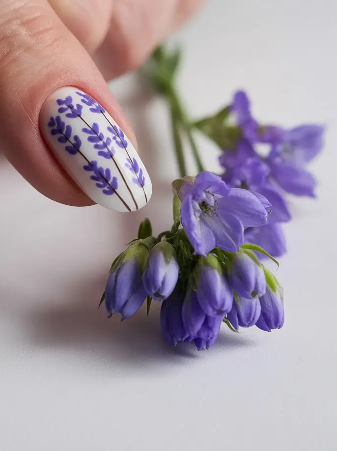 Oval Nail Inspo for Summer 2025 Looks+Lavender Field Lines