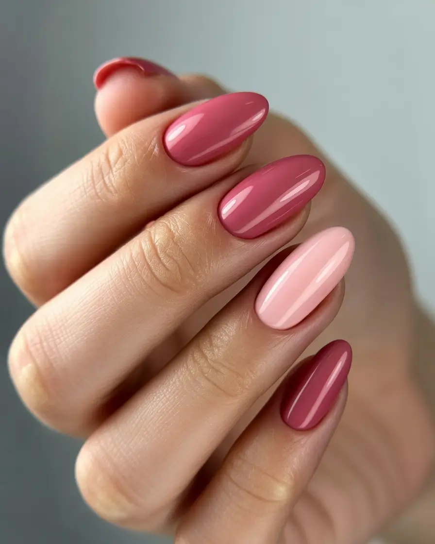 Prettiest Pink Nails for Summer 2025 Strawberry Sorbet Gradient