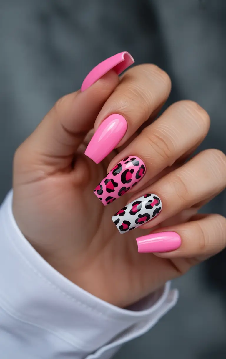 Pretty Summer Nails You’ll Want in 2025 Barbiecore Meets Safari