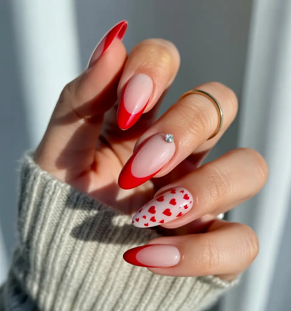 Pretty Summer Nails You’ll Want in 2025 Cherry Hearts and a Classic Pop