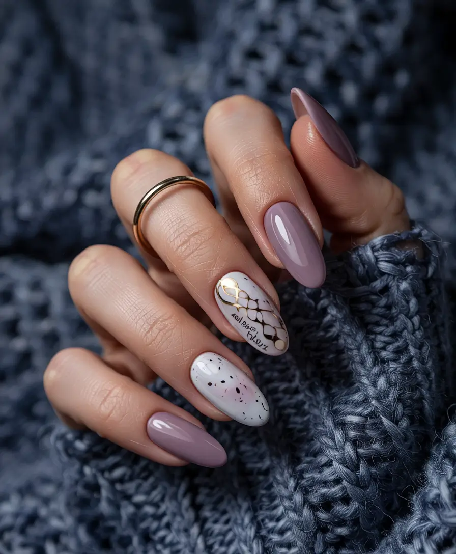 Purple Summer Nails You’ll Love in 2025 Muted Mauve Meets Abstract Chic