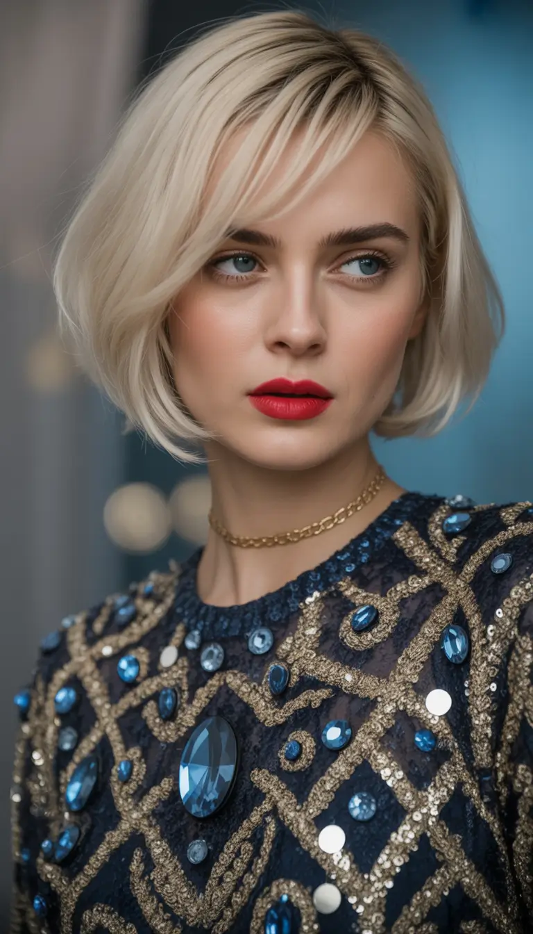 Short & Chic Summer Haircuts - Must-Try 2025 Looks - Hollywood Short with a Twist: The Luxe Bob
