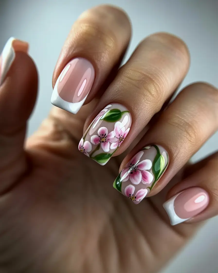 Short Summer Nails You’ll Want in 2025 - Floral Fantasy