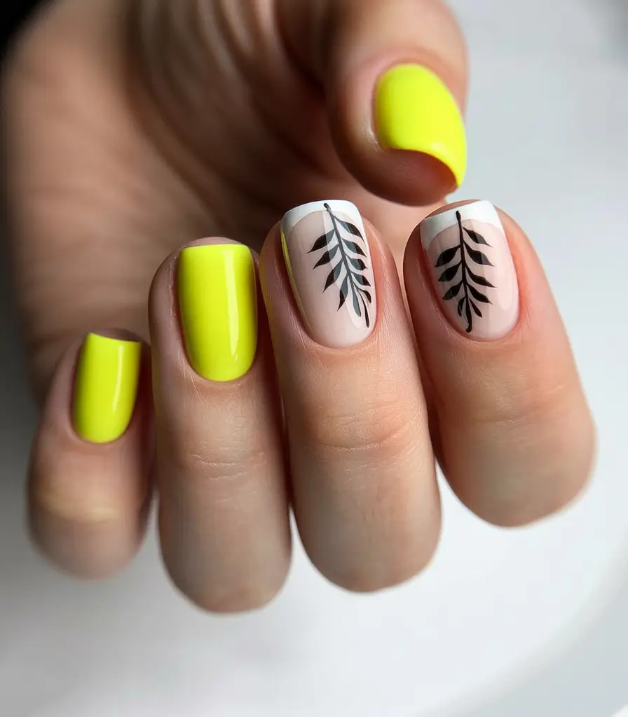 Short Summer Nails You’ll Want in 2025 - Neon Yellow Chic
