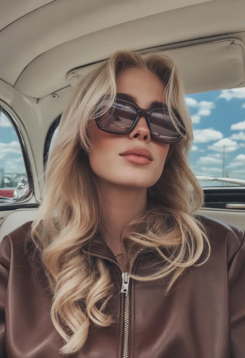 Summer 2025 Bangs Haircuts - Curtain Fringe Ideas+Glam Waves with Sculpted Curtain Bangs