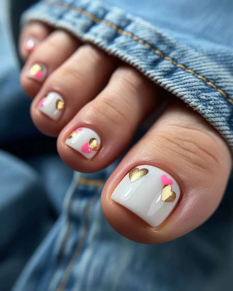Summer 2025 Toe Nail Ideas You’ll Want to Copy - Hearts of Gold
