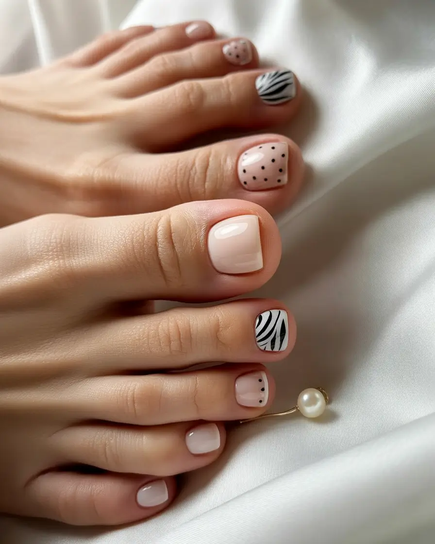 Summer 2025 Toe Nail Ideas You’ll Want to Copy - Elegant Minimalist Safari