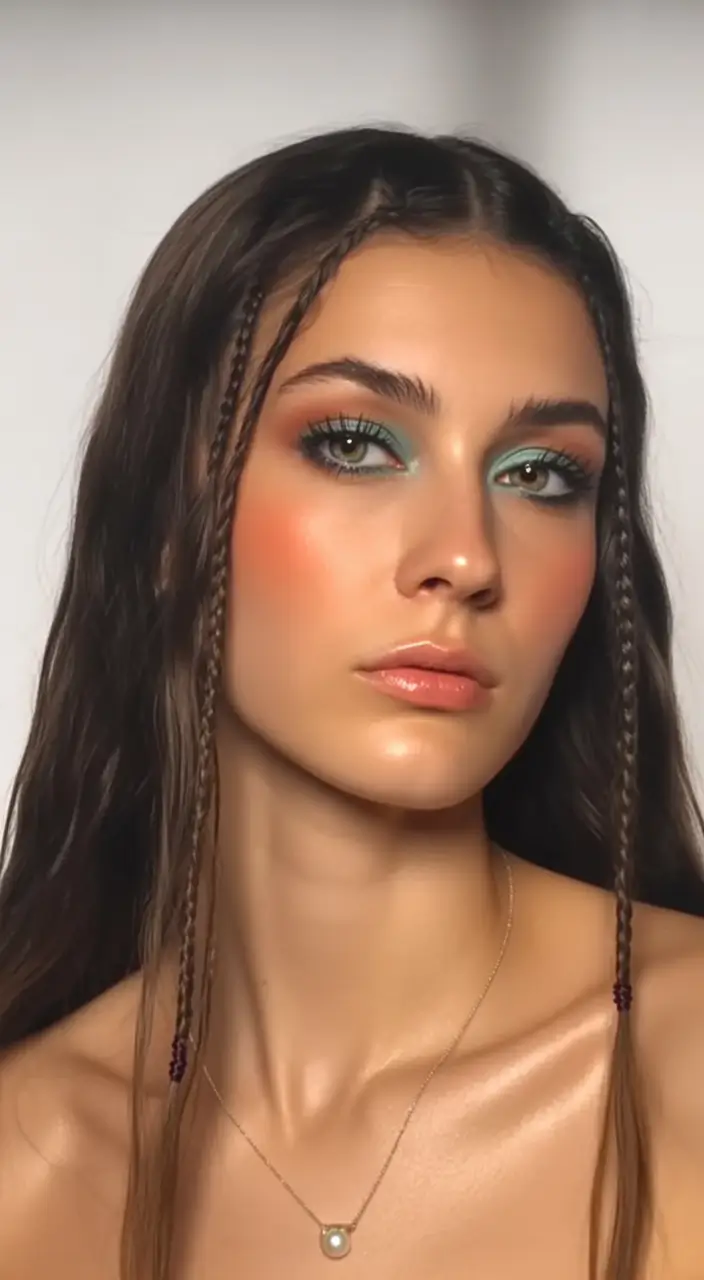 summer hairstyles for long hair 2025 Face Framing Micro-Braids