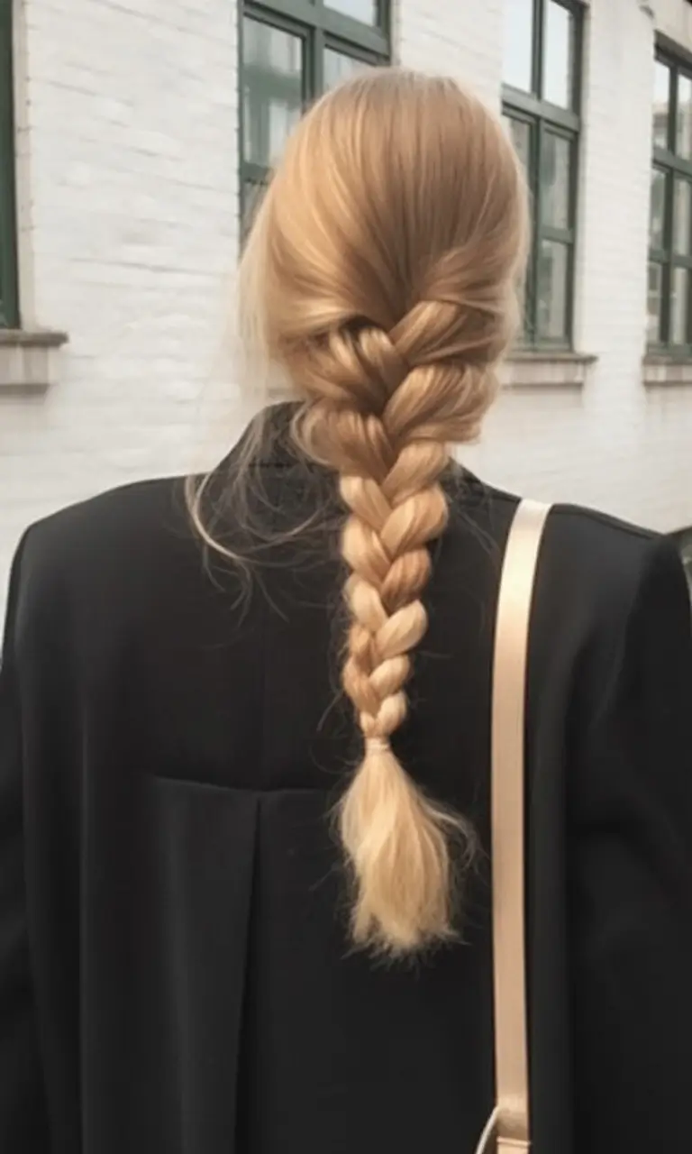 summer hairstyles for long hair 2025 Loose Braid With Laid-Back Polish