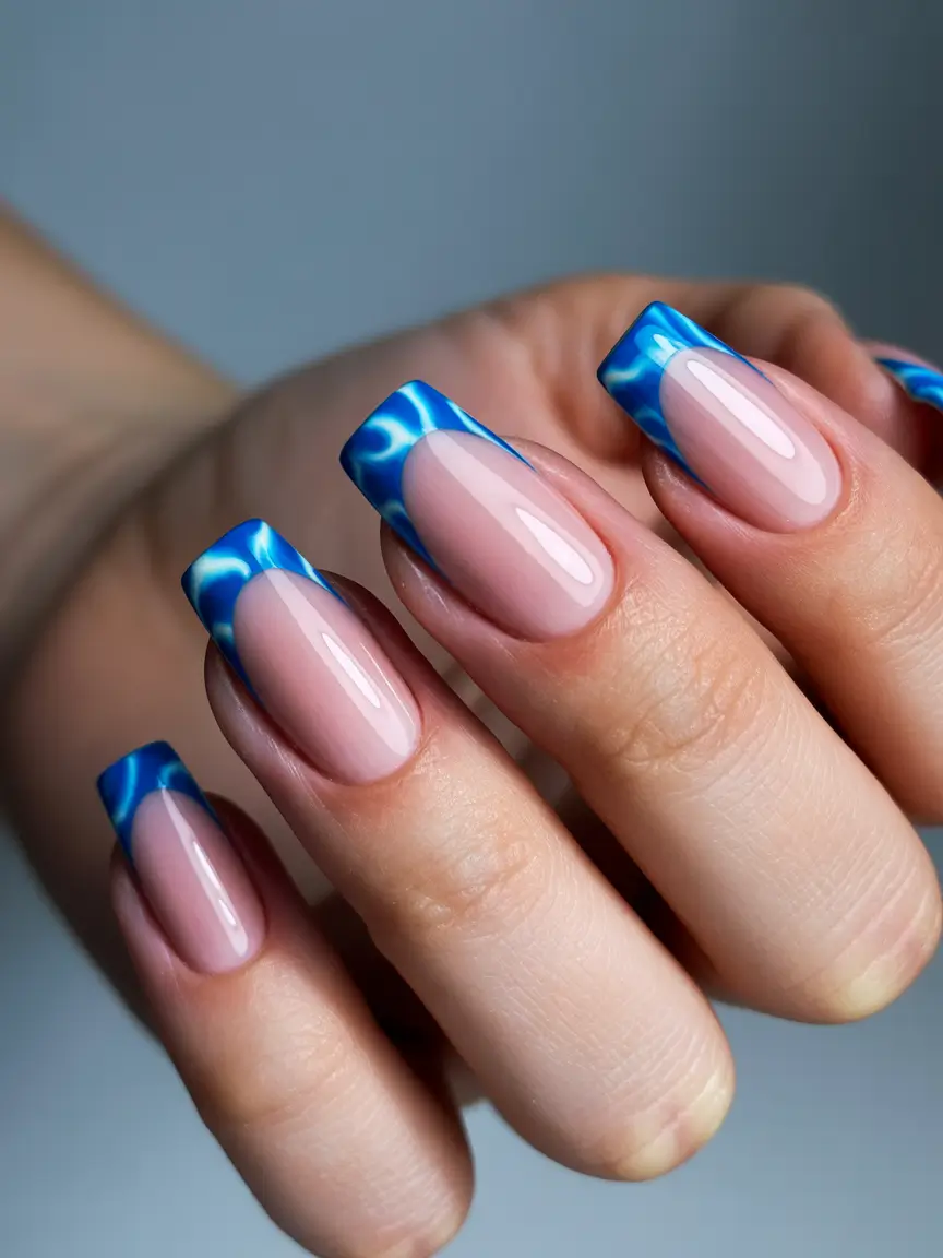 Top Summer 2025 Nail Colors to Try - Poolside French