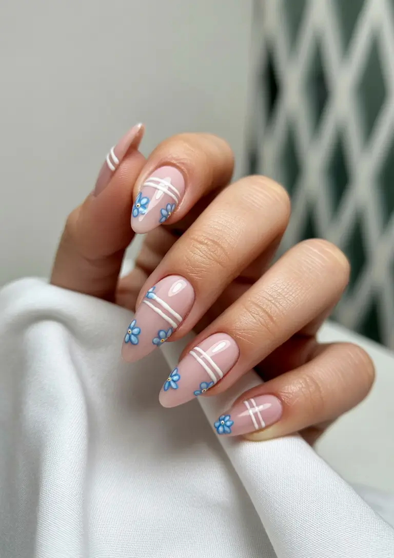 Top Summer 2025 Nail Colors to Try - Retro Plaid Picnic