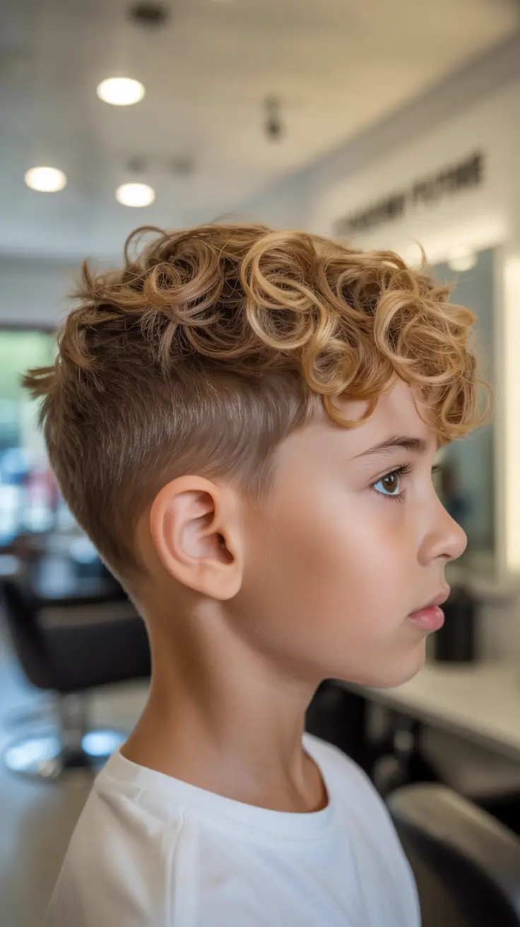 Trendy Boys Haircuts for Summer 2025 - Fresh Styles Golden Frothy Fade with Playful Texture