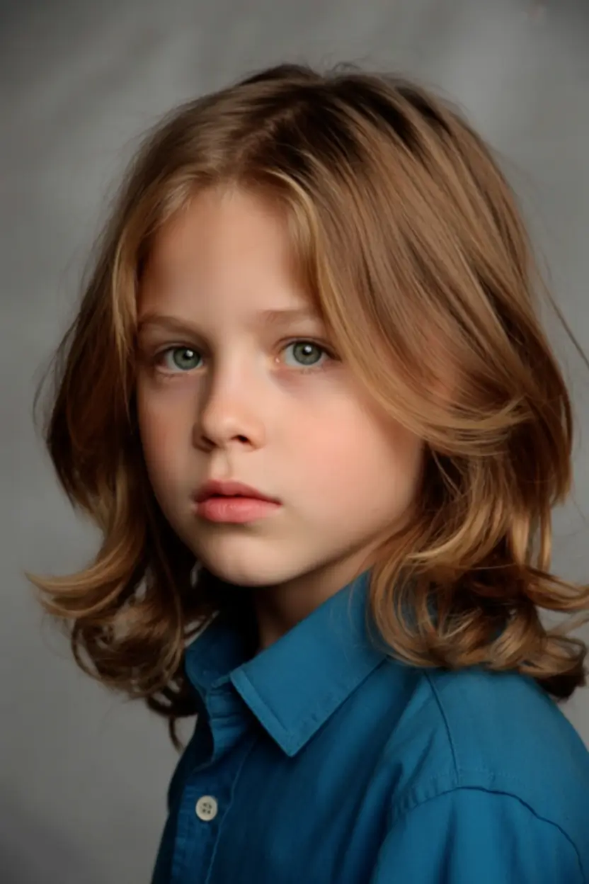 Trendy Boys Haircuts for Summer 2025 - Fresh Styles Soft-Layered Pageboy with Middle Part
