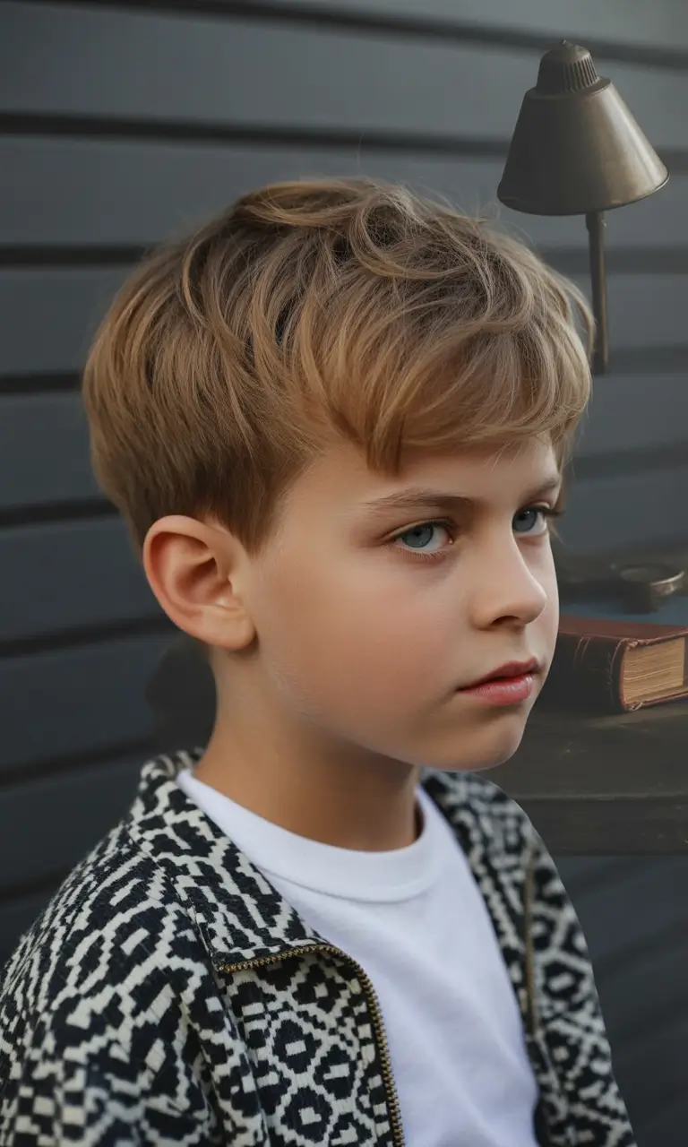Trendy Boys Haircuts for Summer 2025 - Fresh Styles Classic Long Bowl with Movement