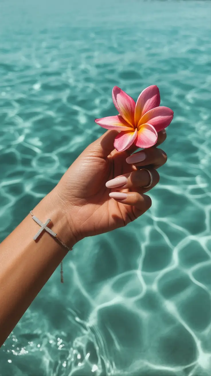 Vacation-Ready Nails for Summer 2025 Minimal Blush for That Clean Island Girl Look