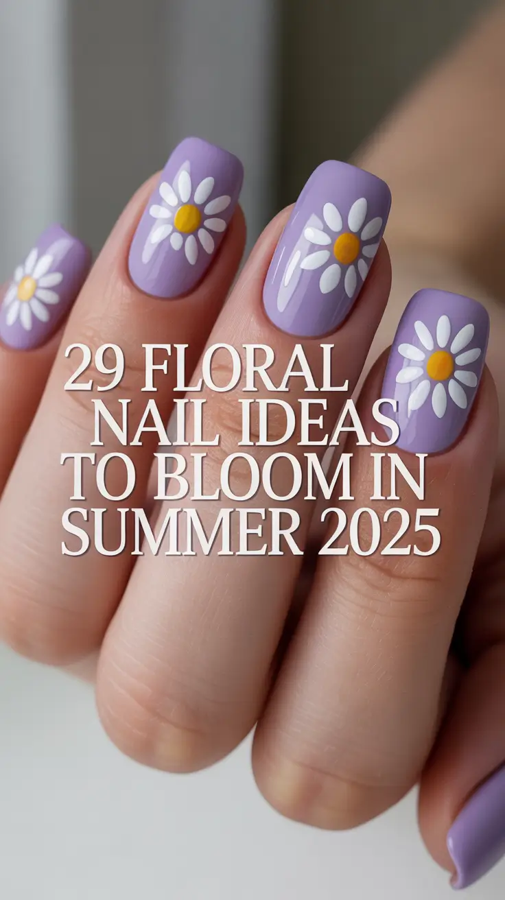 Floral Nail Ideas to Bloom in Summer 2025: The Cutest Pastel & Bold Looks to Try Now