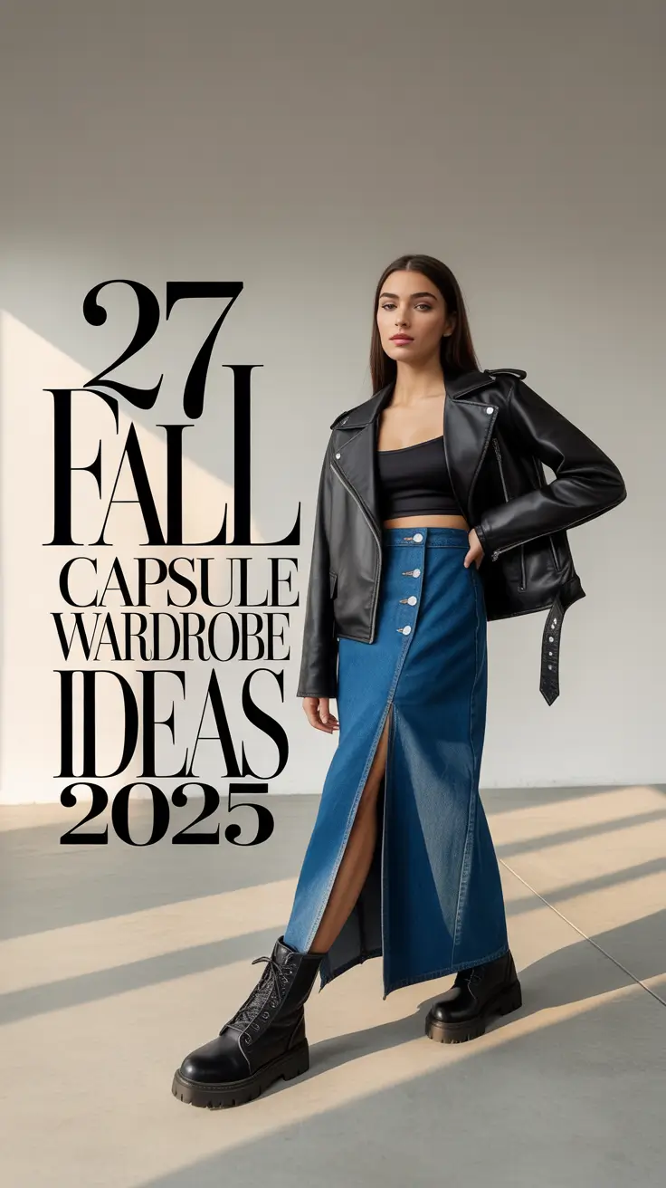 Fall Capsule Wardrobe Ideas 2025 for Women: Stylish, Comfortable, and Ready to Travel