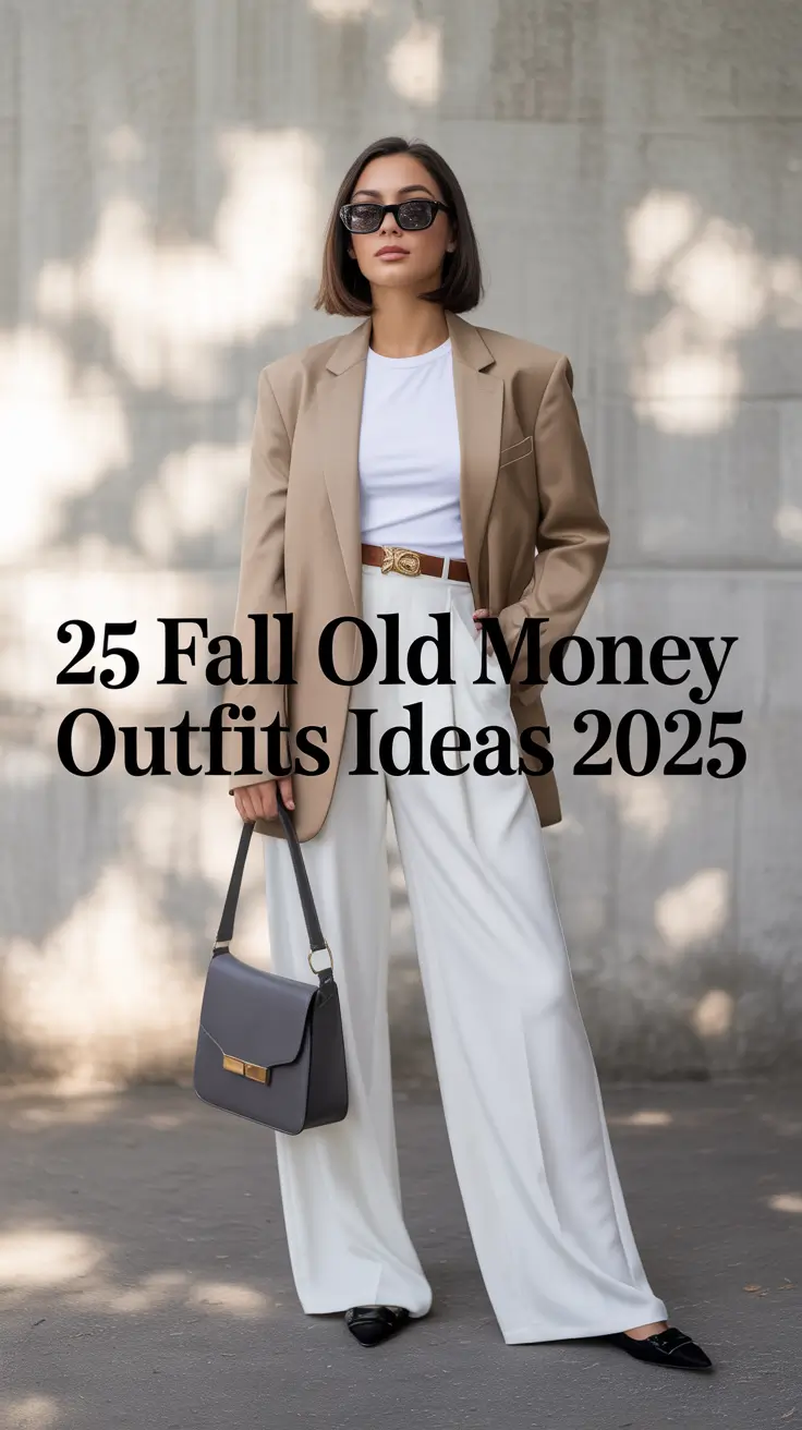 Fall Old Money Outfits Ideas 2025 to Look Classy, Cozy, and Chic This Season