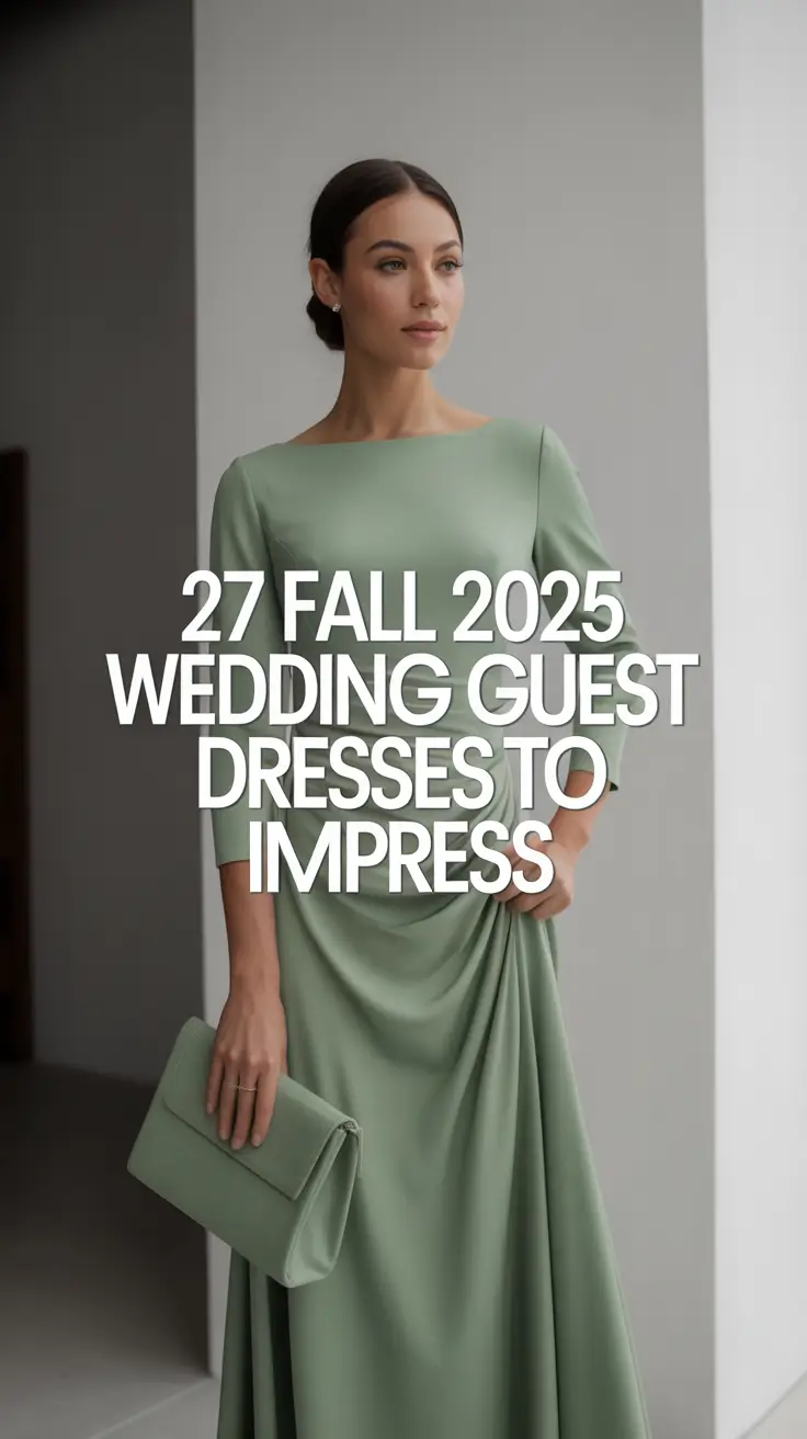 Fall 2025 Wedding Guest Dresses to Impress: Elegant Looks from Early September to November Weddings