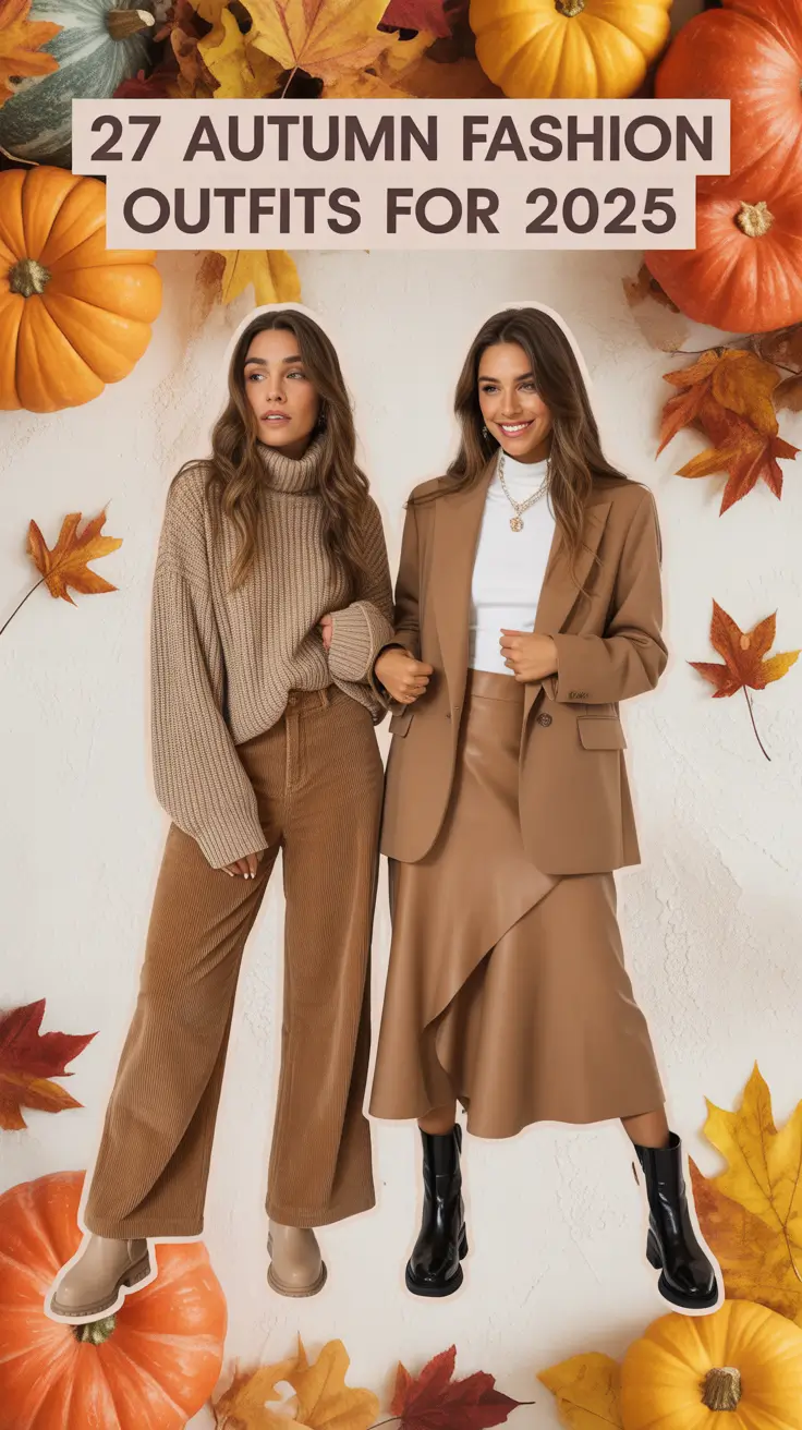 Autumn Fashion Outfits for 2025: Aesthetic, Casual & Classy Trends to Dress to Impress