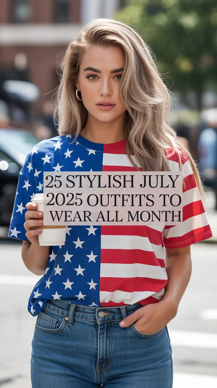 Stylish July 2025 Outfits to Wear All Month: From Casual 4th to Festival & Family Looks