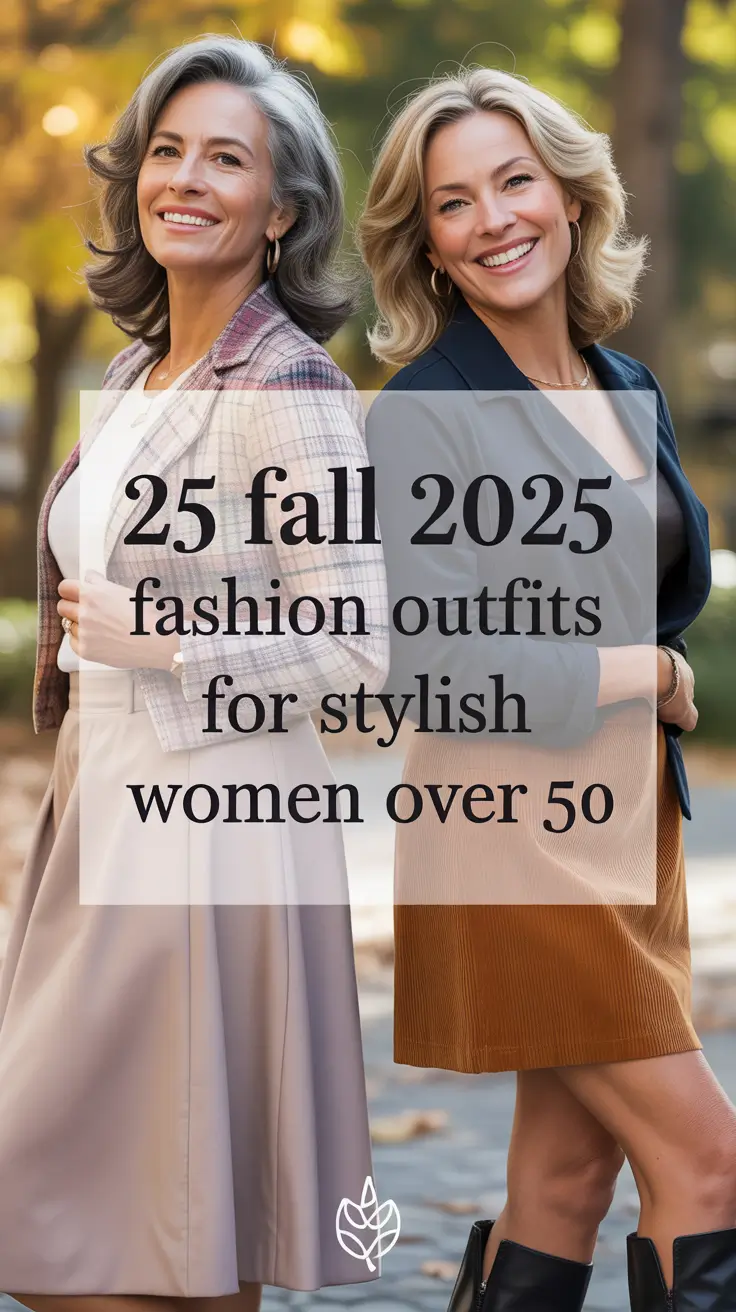 Fall 2025 Fashion Outfits for Stylish Women Over 50: Chic, Comfy & Classy Looks to Try Now