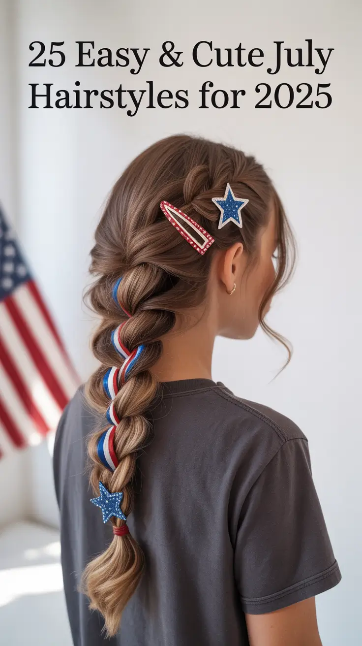 Easy & Cute July Hairstyles for 2025: Fun and Simple Looks for the 4th of July