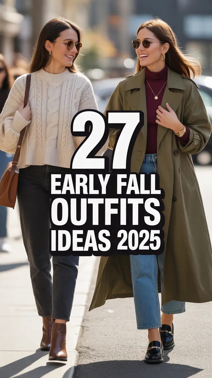 Early Fall Outfits Ideas 2025: Effortless Looks for Late Summer Casual Chic