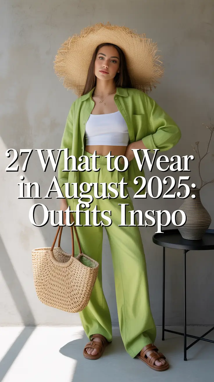 What to Wear in August 2025: Stylish Outfits Inspo for Women Around the World