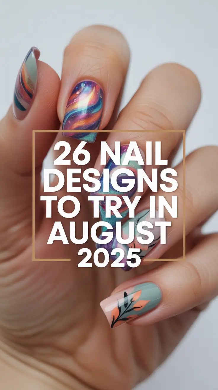 Nail Designs to Try in August 2025: 21 Cute & Trendy Manicure Ideas
