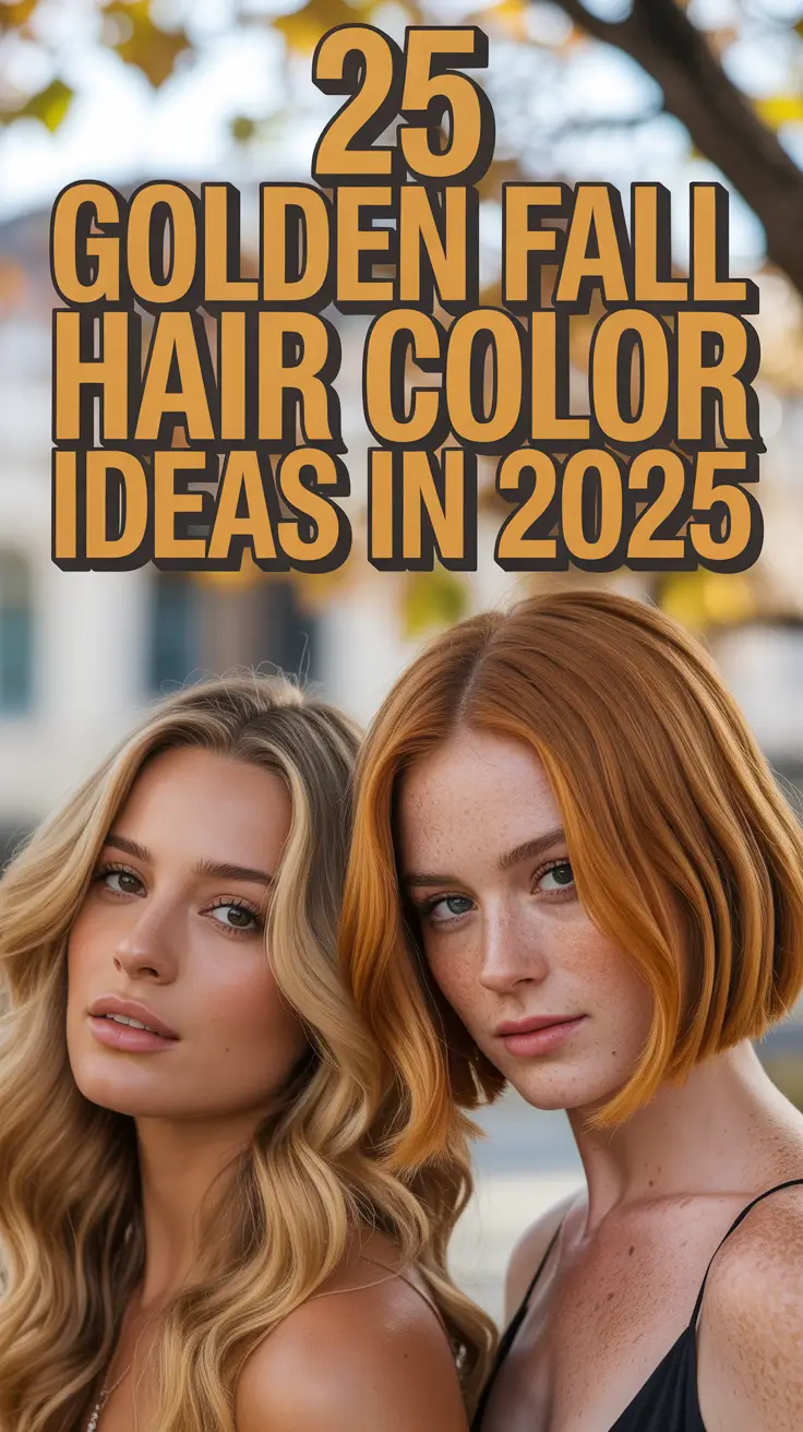 Golden Fall Hair Color Ideas in 2025: Trends for Brunettes, Blondes & More