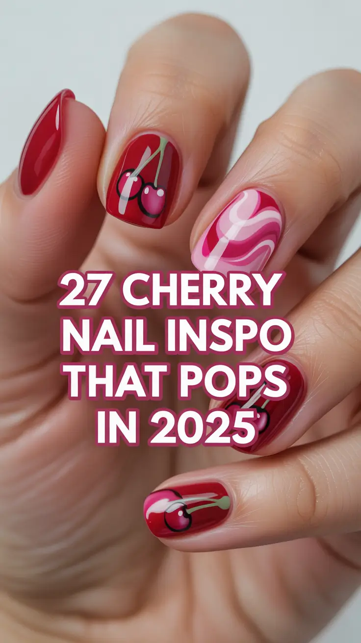 Cherry Nail Inspo That Pops in 2025: Fresh French Tip Designs You’ll Want This Summer