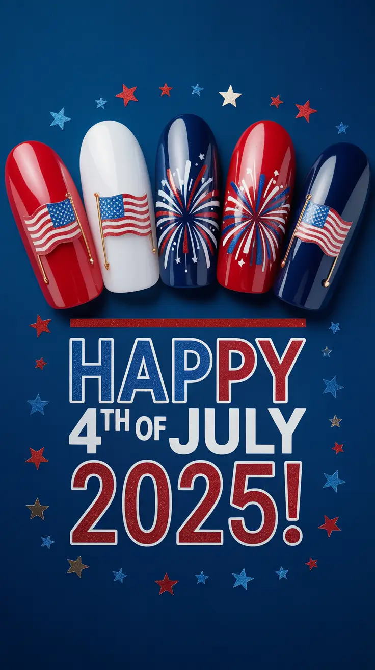 Inspired Nail Designs for July 4th 2025: Bold, Easy, and Totally On-Trend