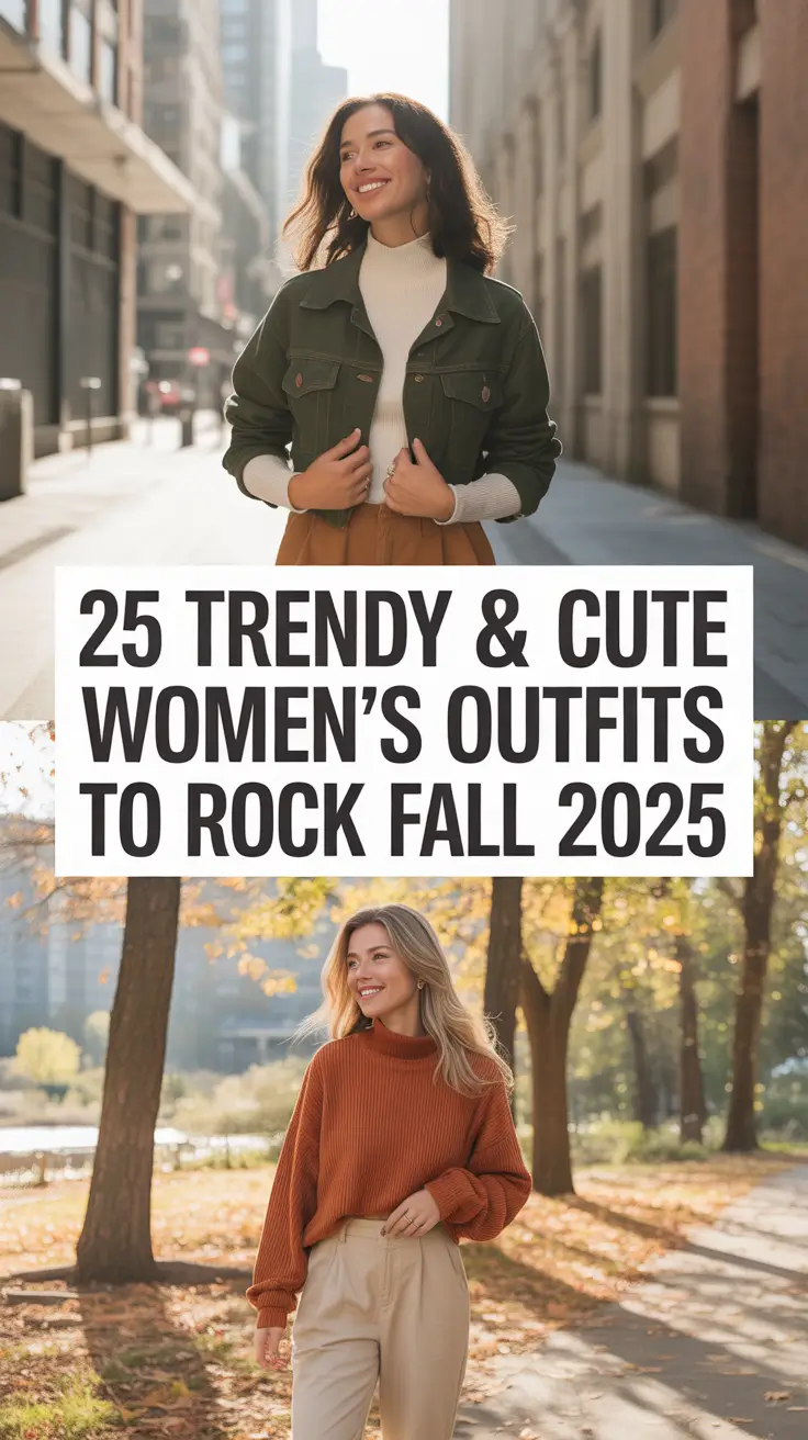 Trendy & Cute Women’s Outfits to Rock Fall 2025: Classy Looks & Casual Fashion Ideas
