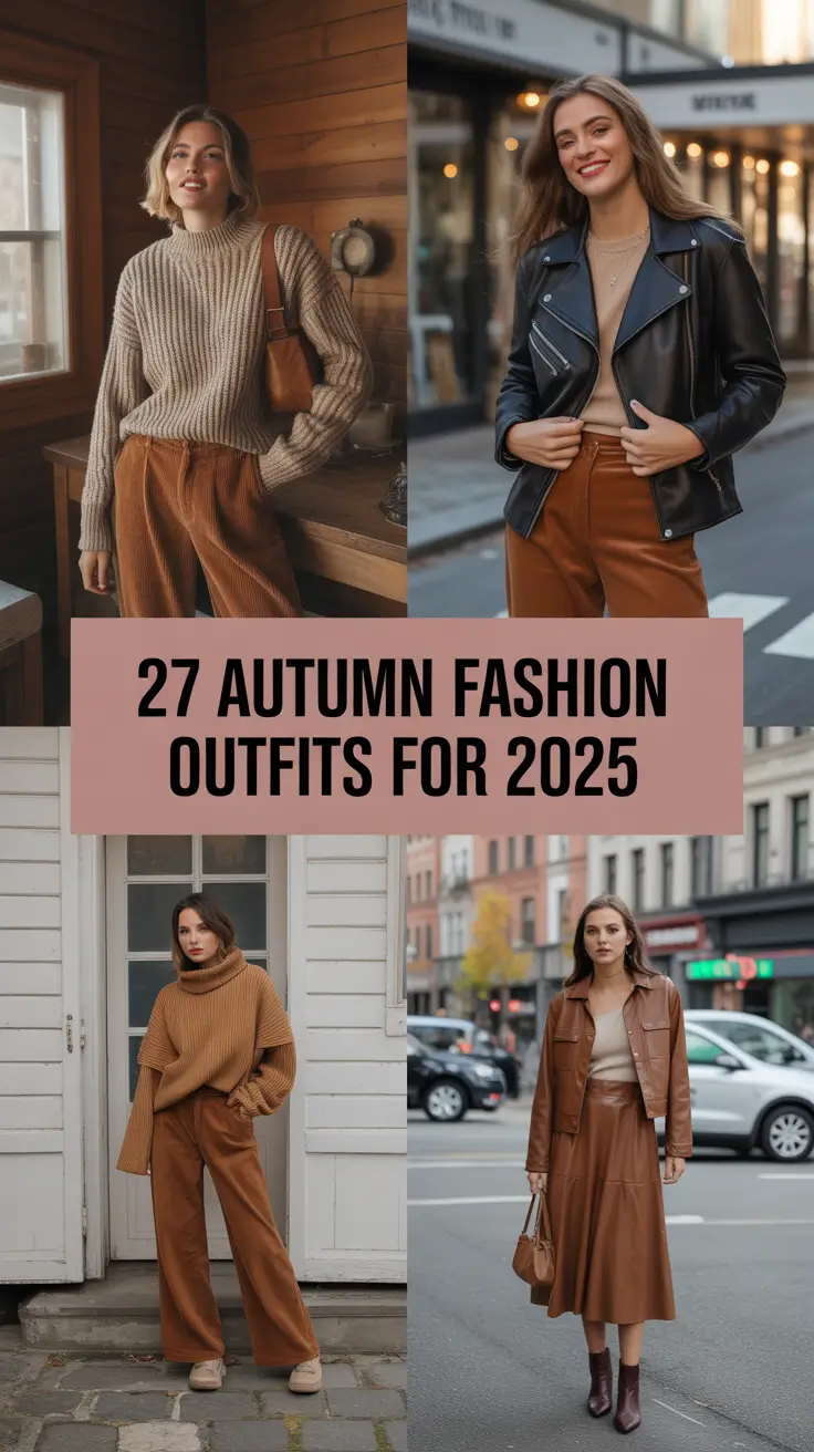 Autumn Fashion Outfits for 2025: Aesthetic, Casual & Classy Trends to Dress to Impress