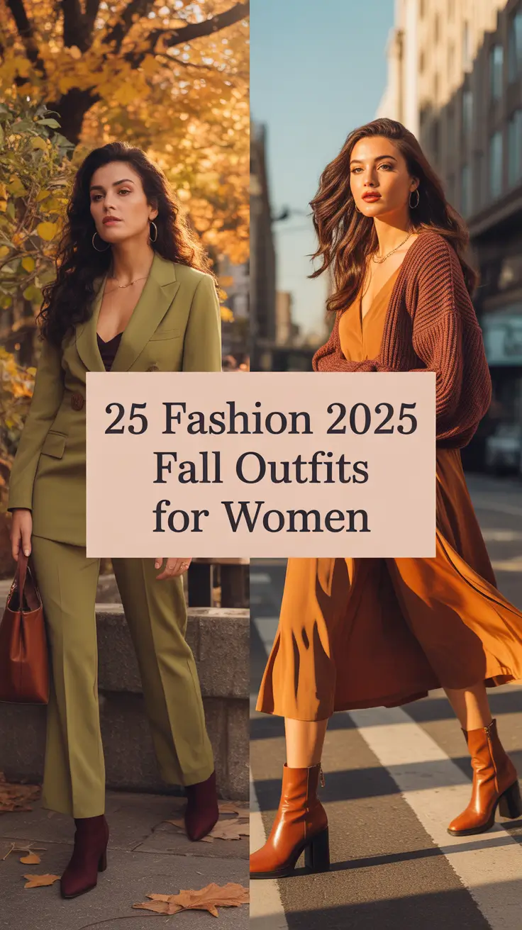 Fashion 2025 Fall Outfits for Women: Classy, Trendy & Cute Ideas for Every Age and Size