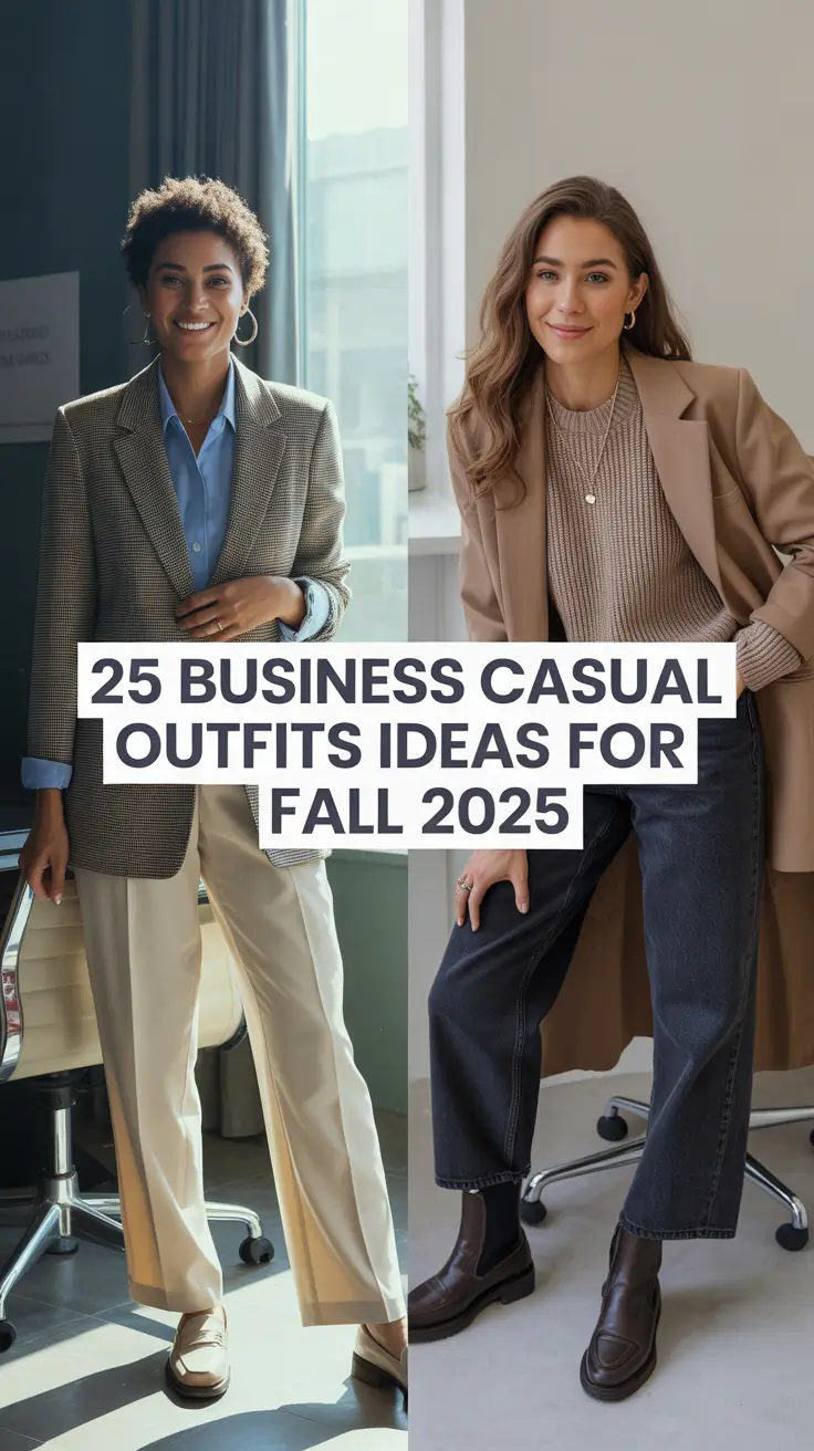 Business Casual Outfits Ideas for Fall 2025: Classy, Comfy Looks for Women of All Sizes