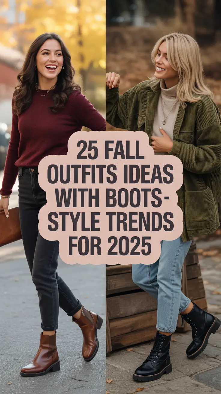 Fall Outfits Ideas with Boots – Style Trends for 2025 You’ll Actually Want to Wear