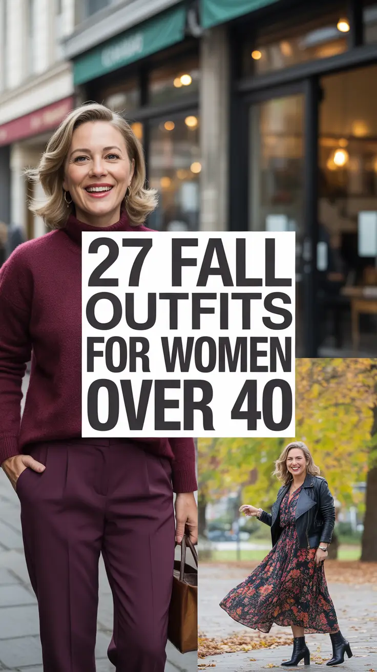 Trendy Fall Outfits for Women Over 40 – Fashion Ideas 2025 You’ll Actually Want to Wear