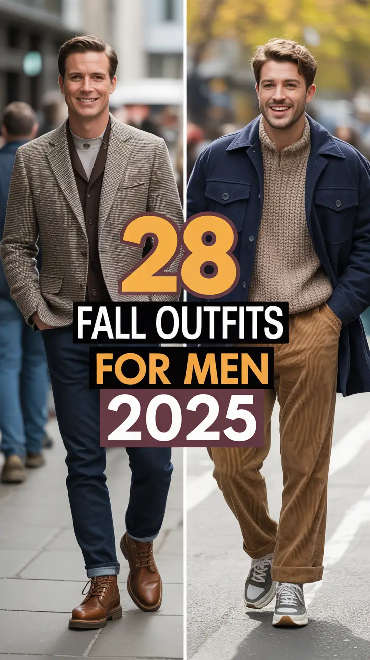Fall Outfits for Men 2025: Trendy, Cozy & Classy Autumn Streetwear Looks