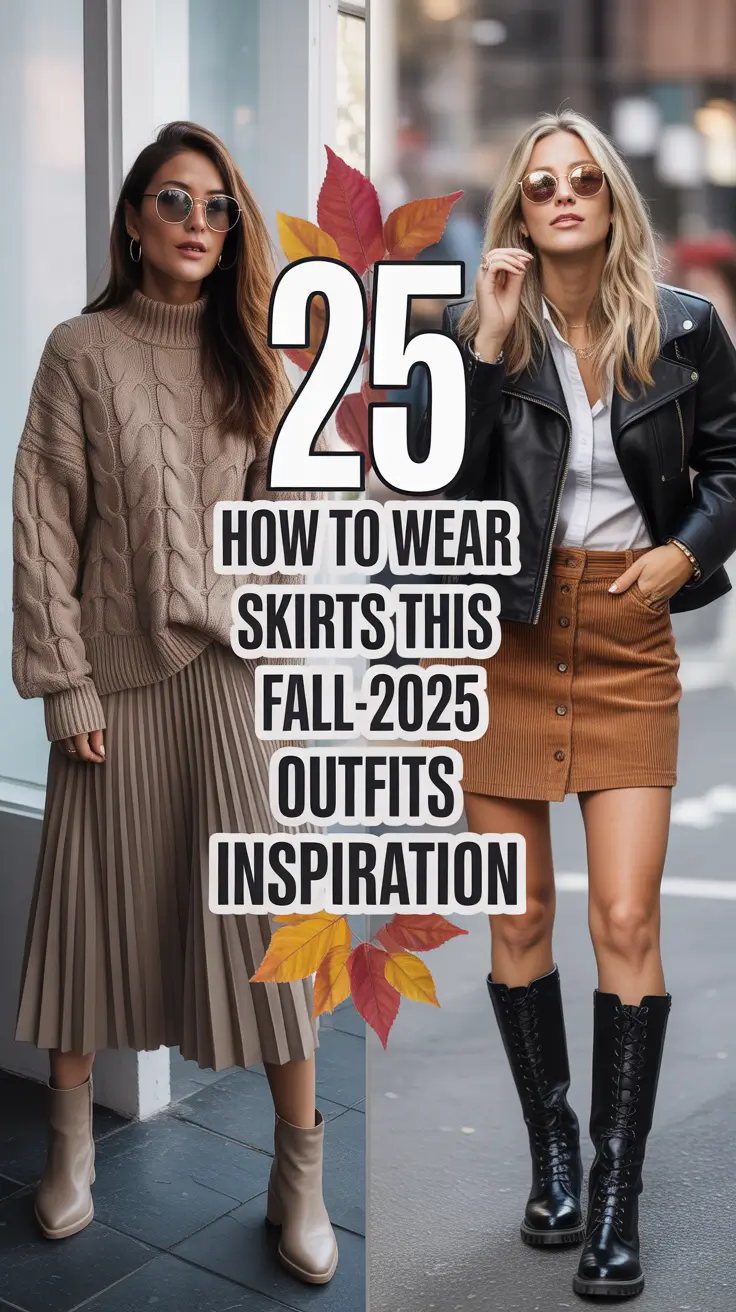 How to Wear Skirts This Fall – 2025 Outfit Inspiration for Every Style Mood