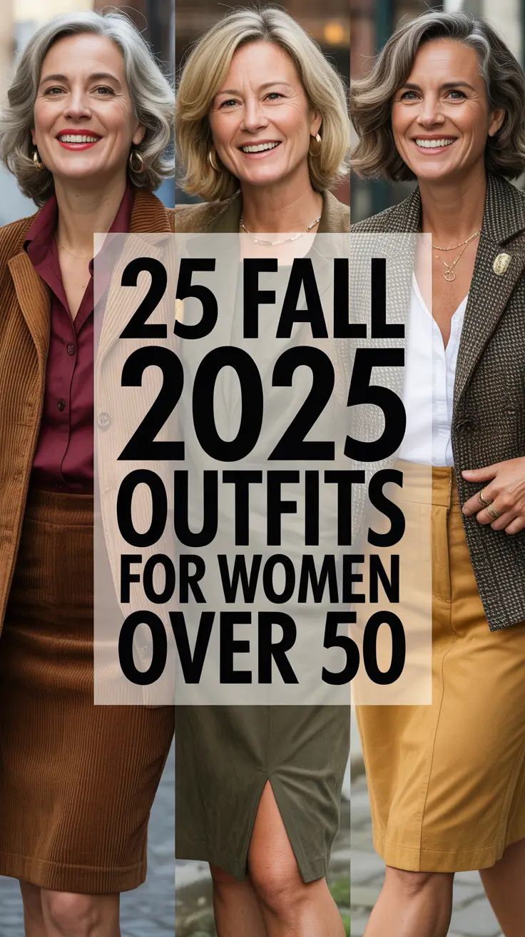 Fall 2025 Fashion Outfits for Stylish Women Over 50: Chic, Comfy & Classy Looks to Try Now