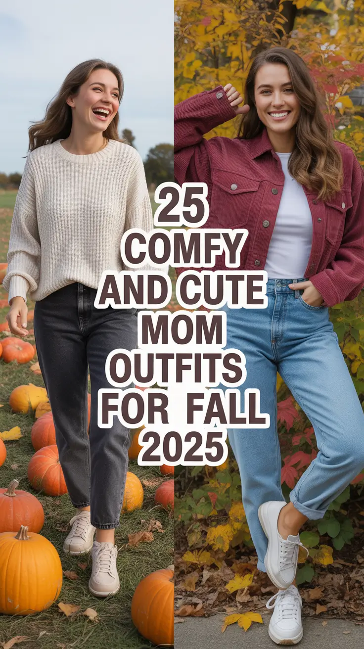 Comfy and Cute Mom Outfits for Fall 2025 That Are Actually Stylish and Wearable