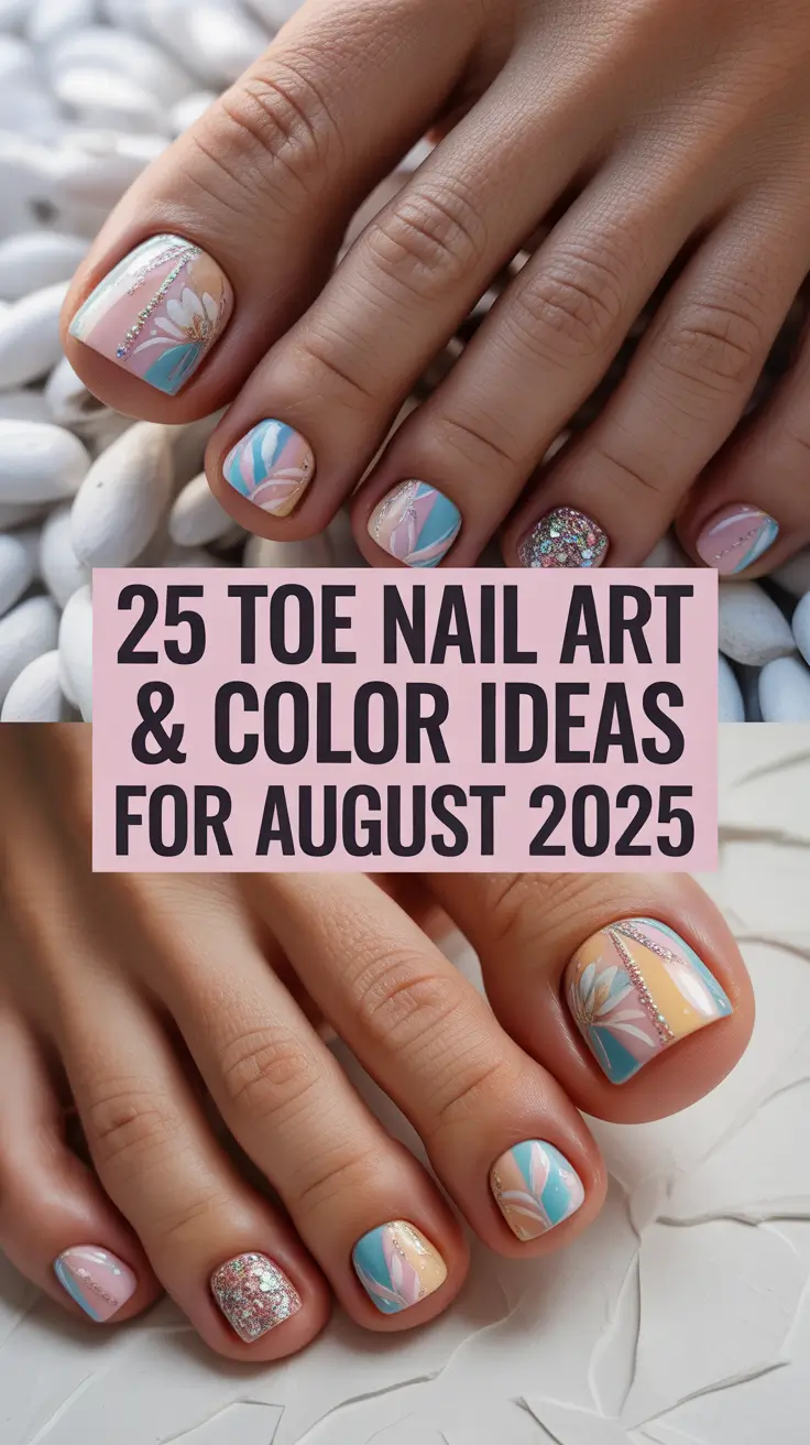 Toe Nail Art & Color Ideas for August 2025: Trendy Polish Designs to Try Now
