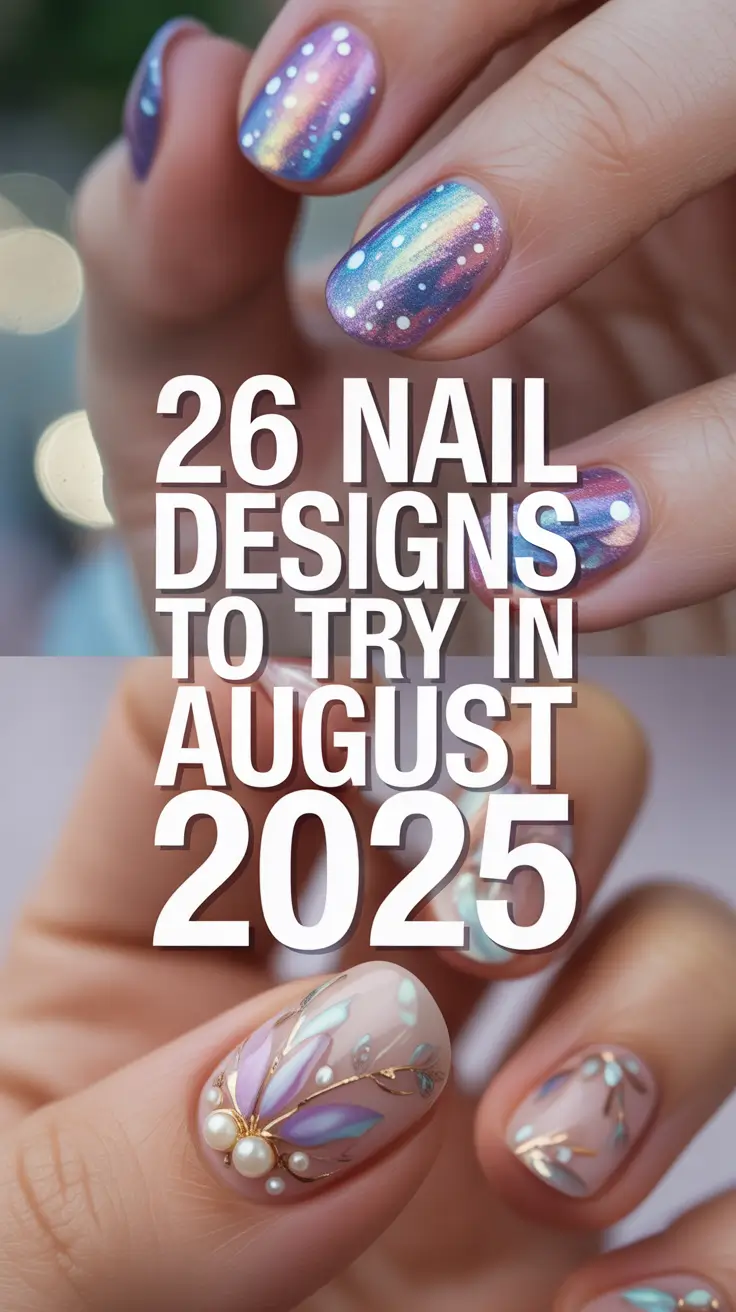 Nail Designs to Try in August 2025: 21 Cute & Trendy Manicure Ideas