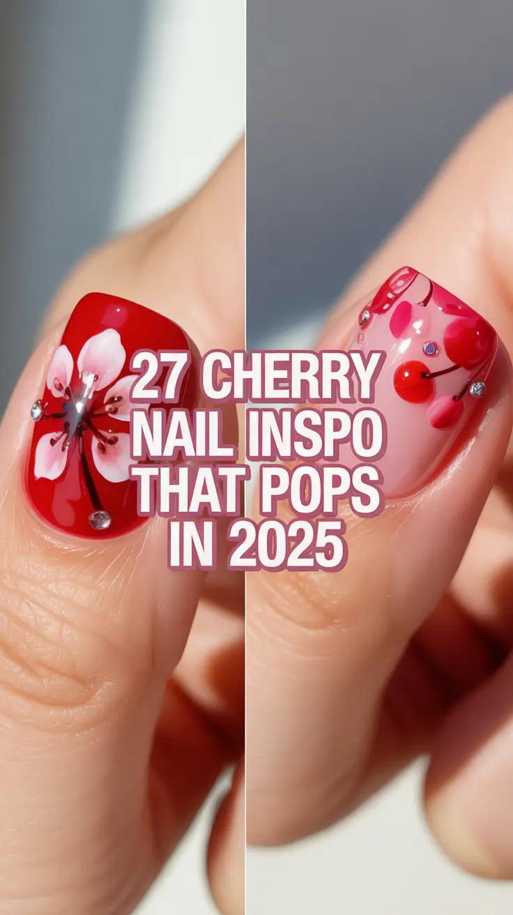 Cherry Nail Inspo That Pops in 2025: Fresh French Tip Designs You’ll Want This Summer